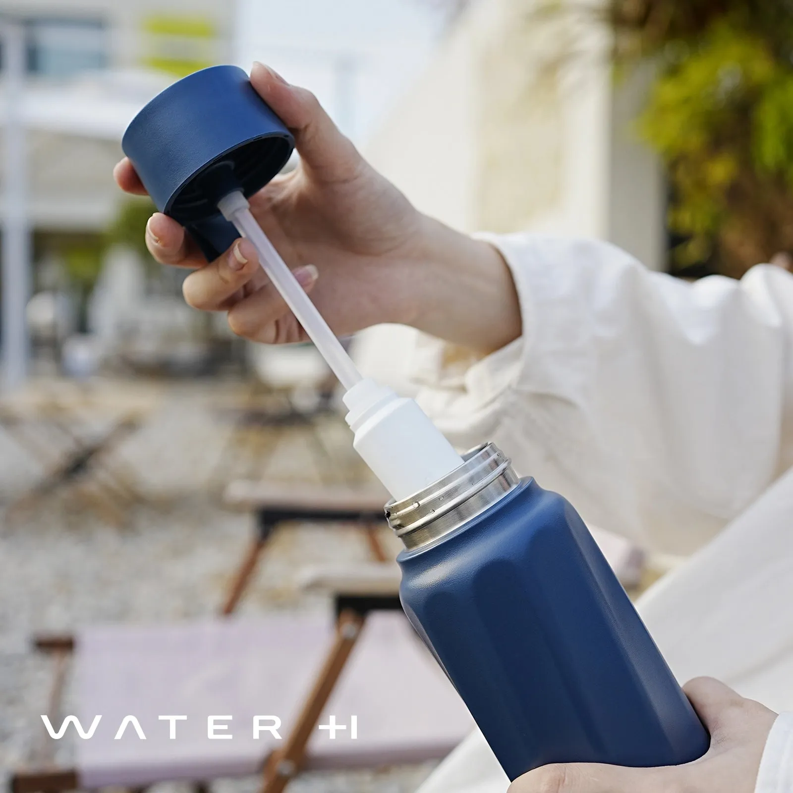 WaterH Vita Smart Water Bottle with Filter, 18 oz