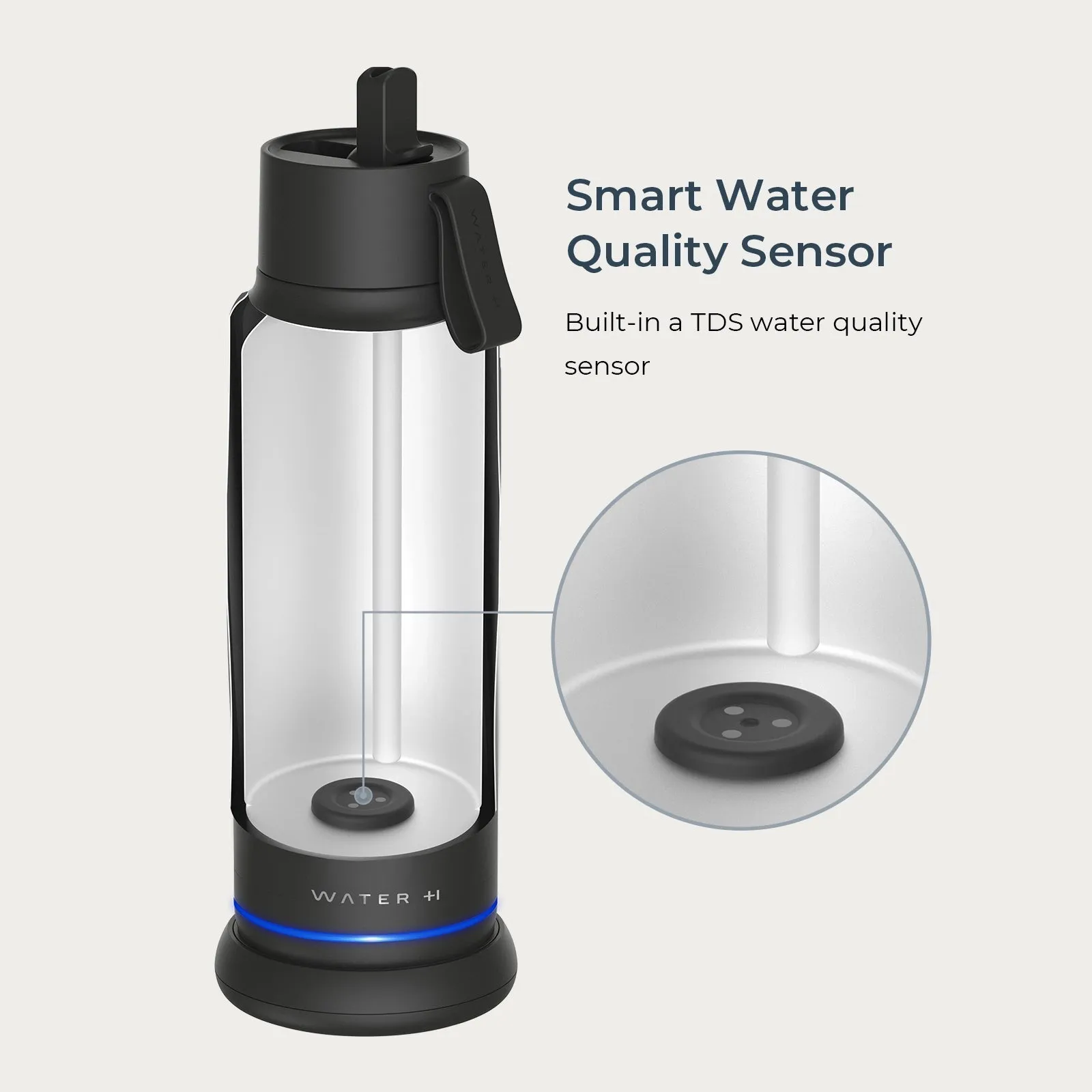 WaterH Vita Smart Water Bottle with Filter, 18 oz