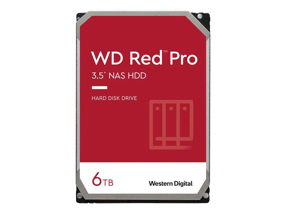 Wd Hard Drive Red Pro - 6 Tb - 3.5" - Sata 6 Gb/S