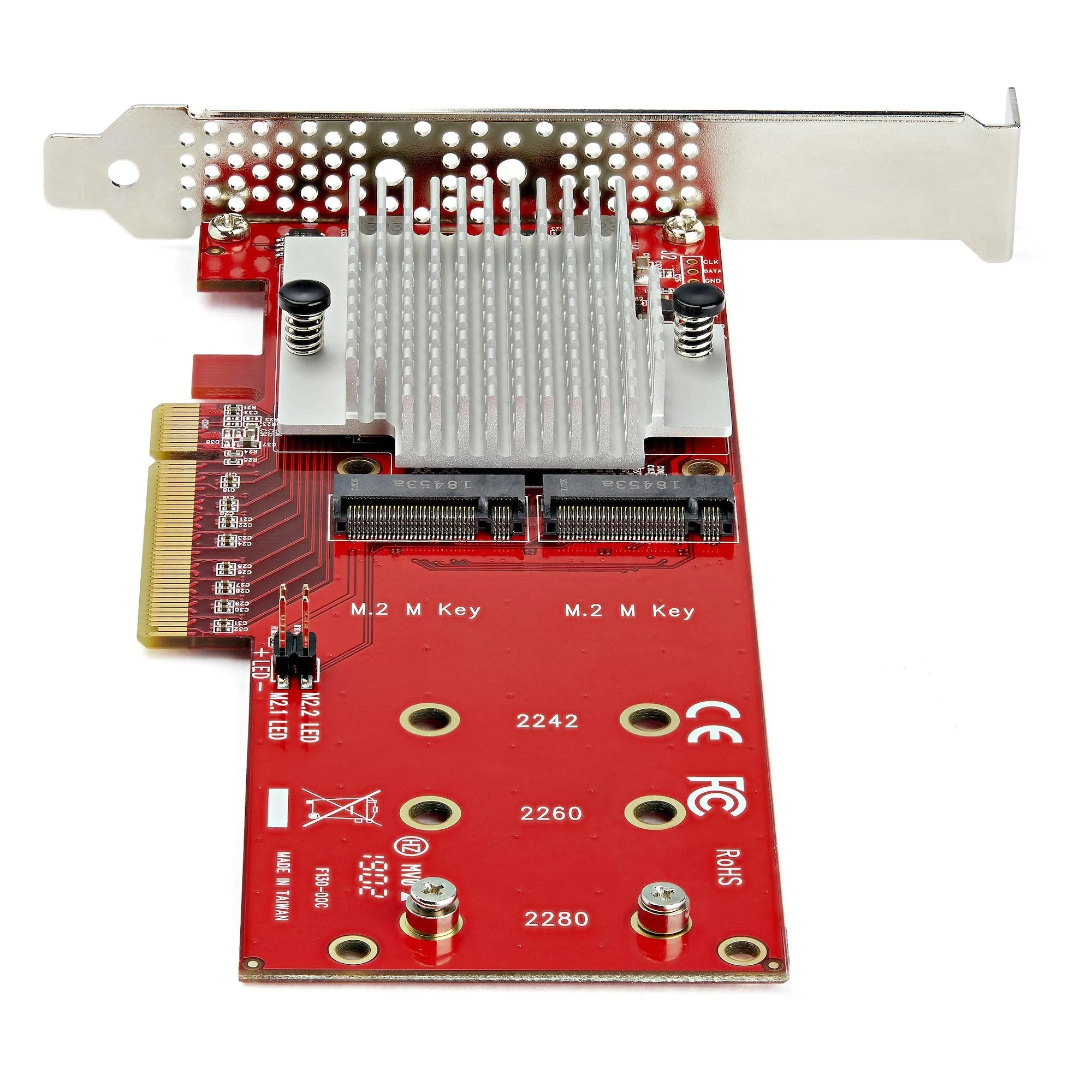 X8 Dual M.2 Pcie Ssd Adapter